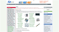 Desktop Screenshot of laptopcpufan.co.uk